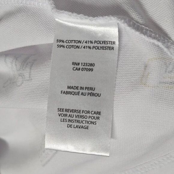 TravisMathew x Truly Men's White Golf Polo M – Limited Edition Promotional Shirt - Picture 7 of 13